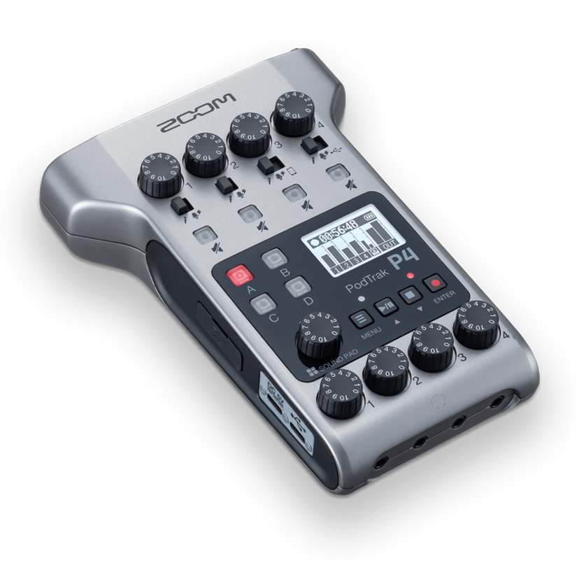 Zoom PodTrak P4 Podcasting Recorder