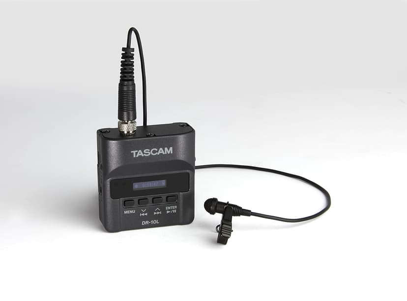 Tascam Digital Audio Recorder With Lavalier Microphone