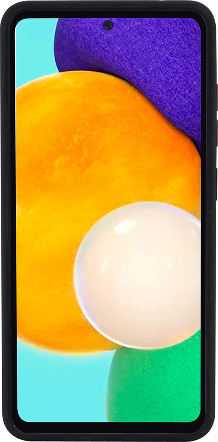 Cirafon Silicone Case For Samsung A52 Black Samsung Galaxy A52 Zwart