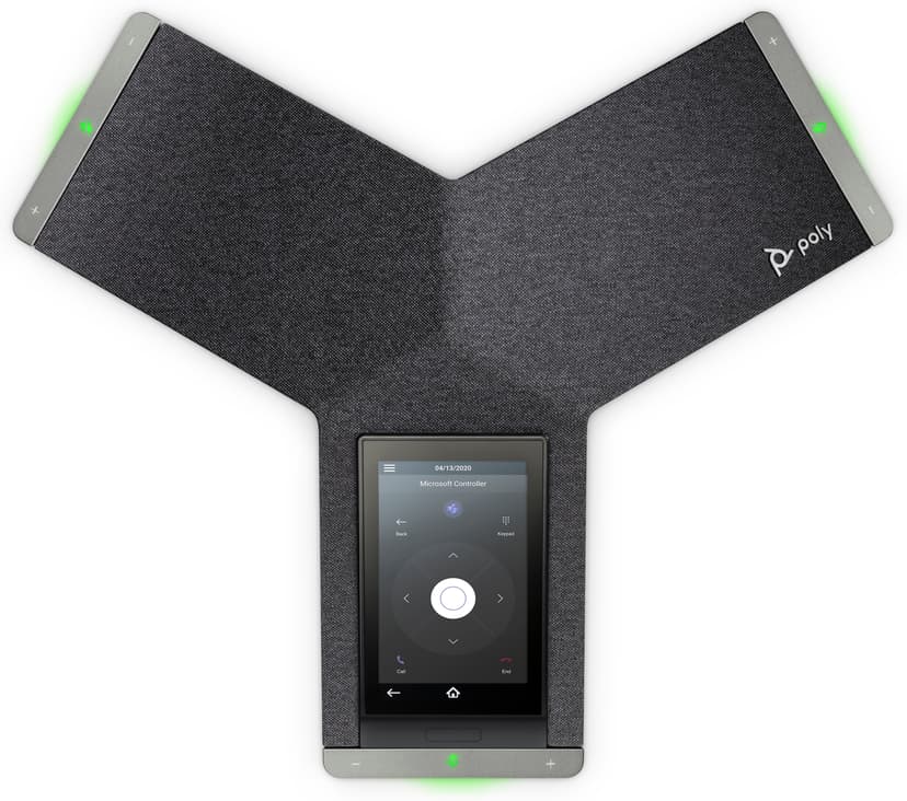 HP Poly Trio C60 IP-mødetelefon til Microsoft Teams, fuld radio og PoE-aktiveret