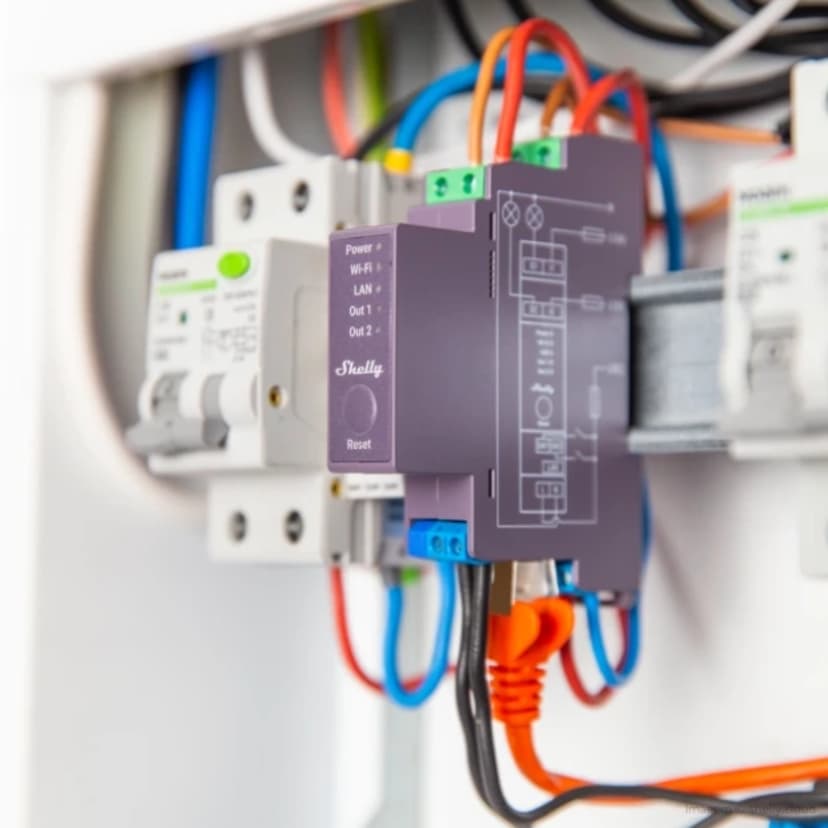 Shelly Pro 2 Din WiFi 2-Ch 25A Grey