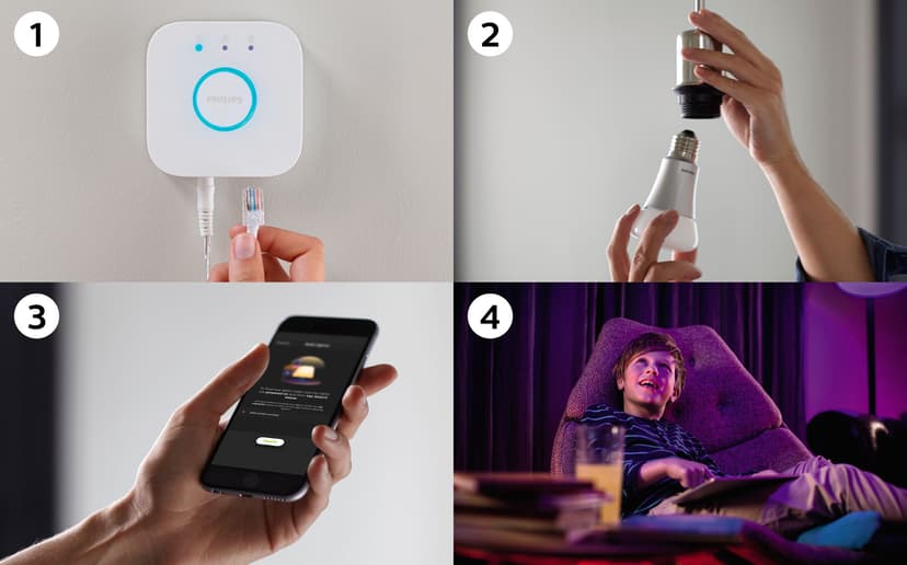 Philips Hue White og Color Ambiance Starter Kit