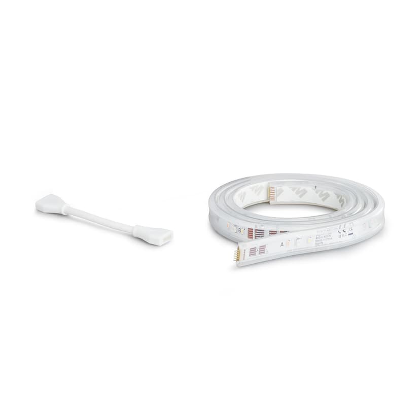 Philips Hue White and Color ambiance Lightstrip Plus V4 -jatkopala, 1 metri