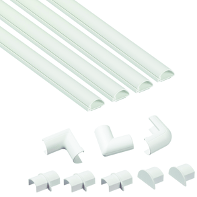 D-LINE Kabelkanal Kit 4 x 1m 20x10mm