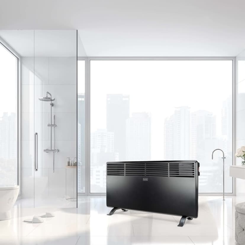 Black & Decker Sähkölämmitin 1800 W musta