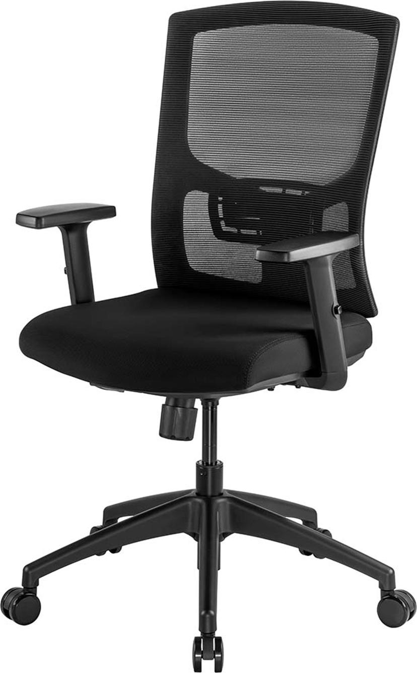 Prokord Ergonomisk Kontorsstol PC-1977-S – Svart Mesh & Tyg