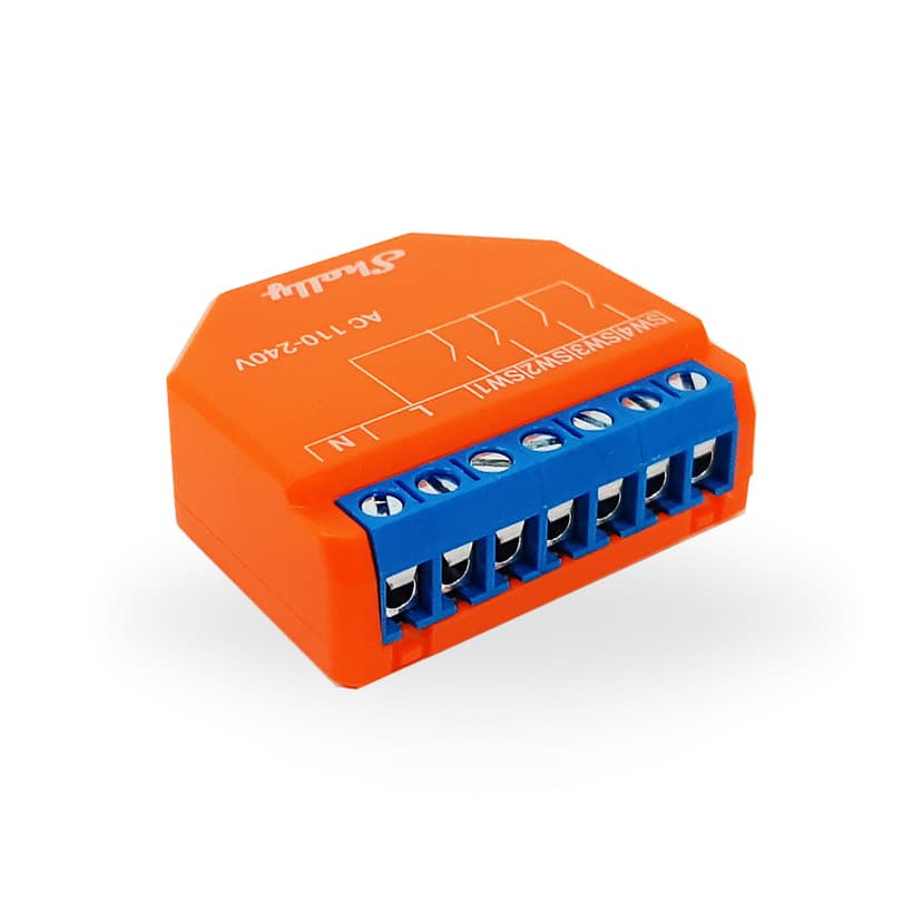 Shelly Plus i4 WiFi-control for scenes and activation