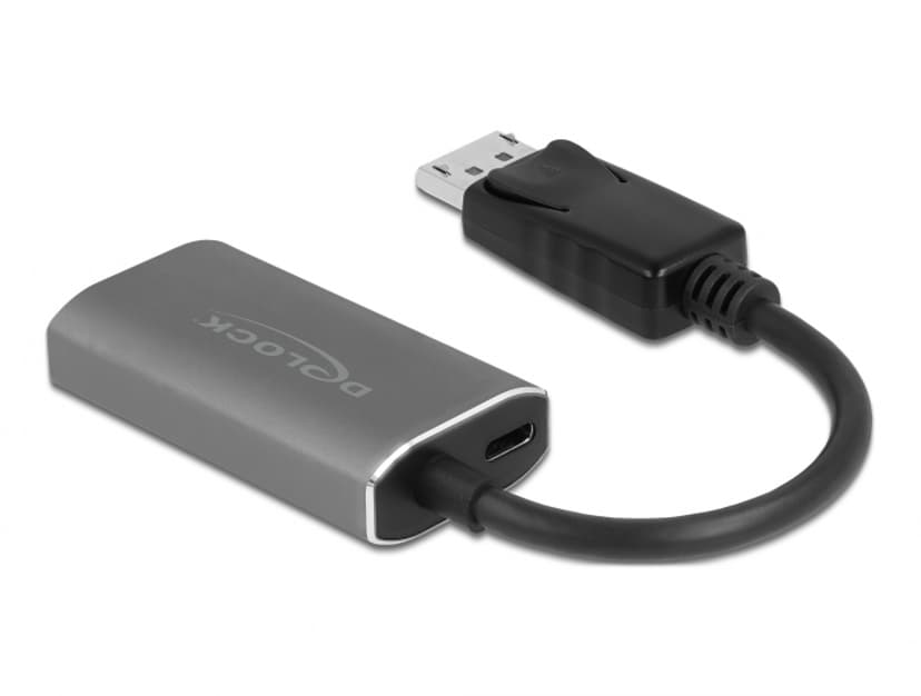 Delock 63118 videokabelkobling 0,2 m DisplayPort HDMI Type A (Standard) Grå 0.2m DisplayPort HDMI Grå