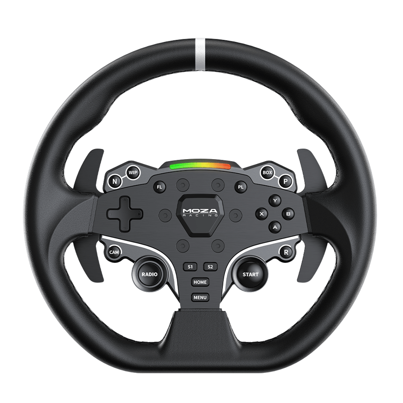 Moza Racing R5 Racing Bundle (R5 Base + ES Wheel) Musta