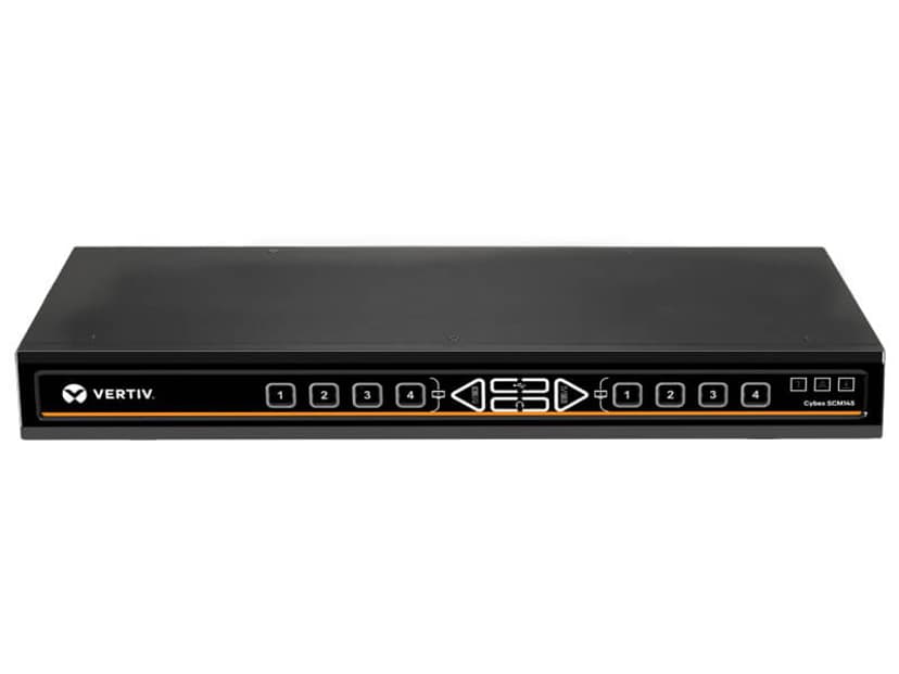 Vertiv SCM185DPH-400 KVM-bryter Sort