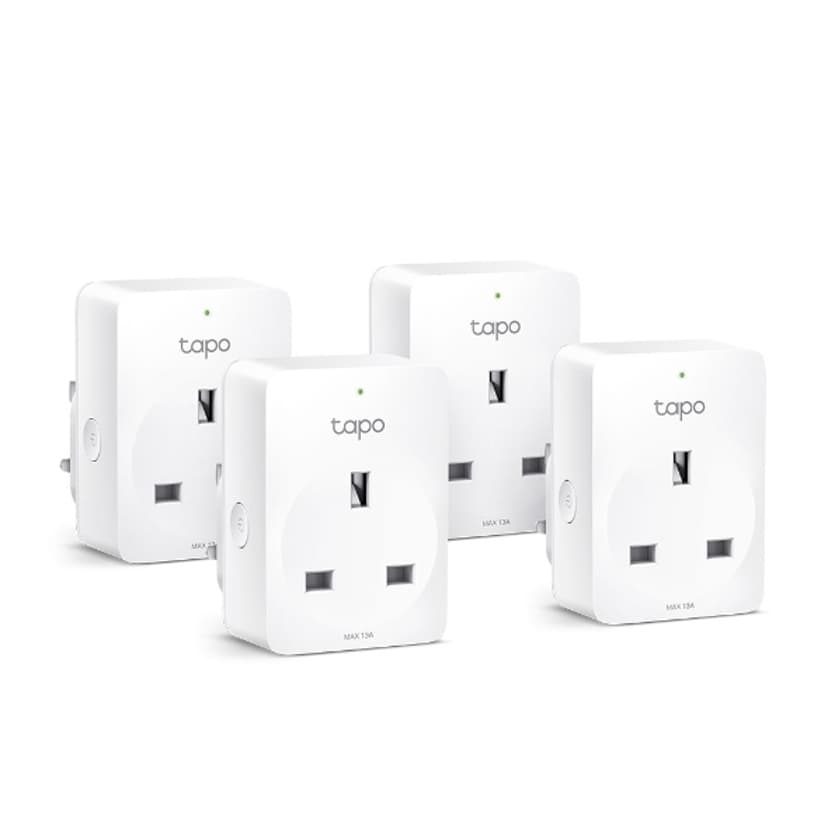 TP-Link Tapo P100 Mini Smart WiFi Socket 4-Pack