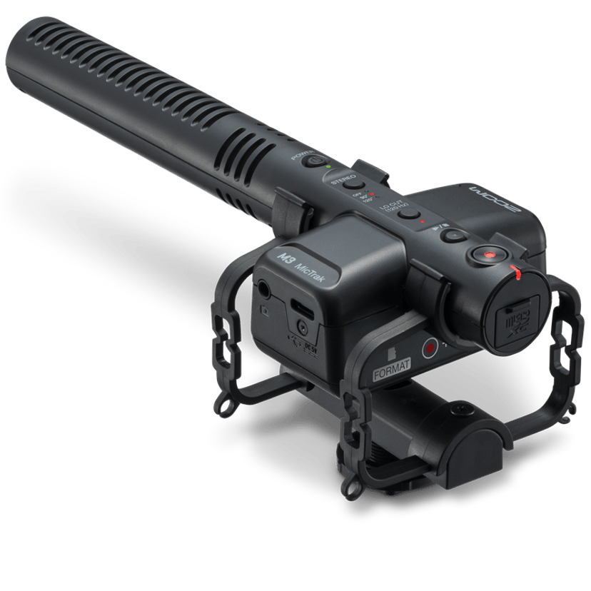 Zoom M3 MicTrak kameramontert opptaker med 2 spor