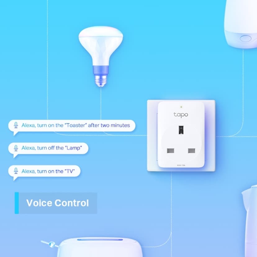 TP-Link Tapo P100 Mini Smart WiFi Socket 4-Pack