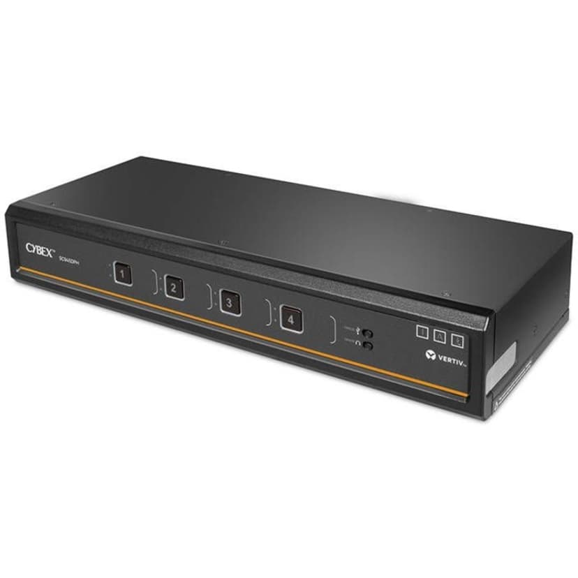 Vertiv SC945DPH KVM-bryter Rack-montering Sort