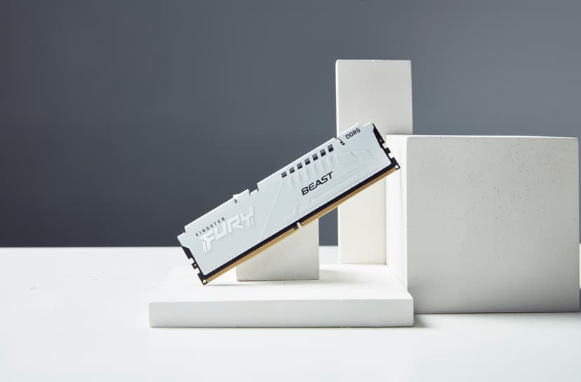Kingston FURY Beast XMP/EXPO White 64GB 6000MT/s DDR5 288-pin DIMM