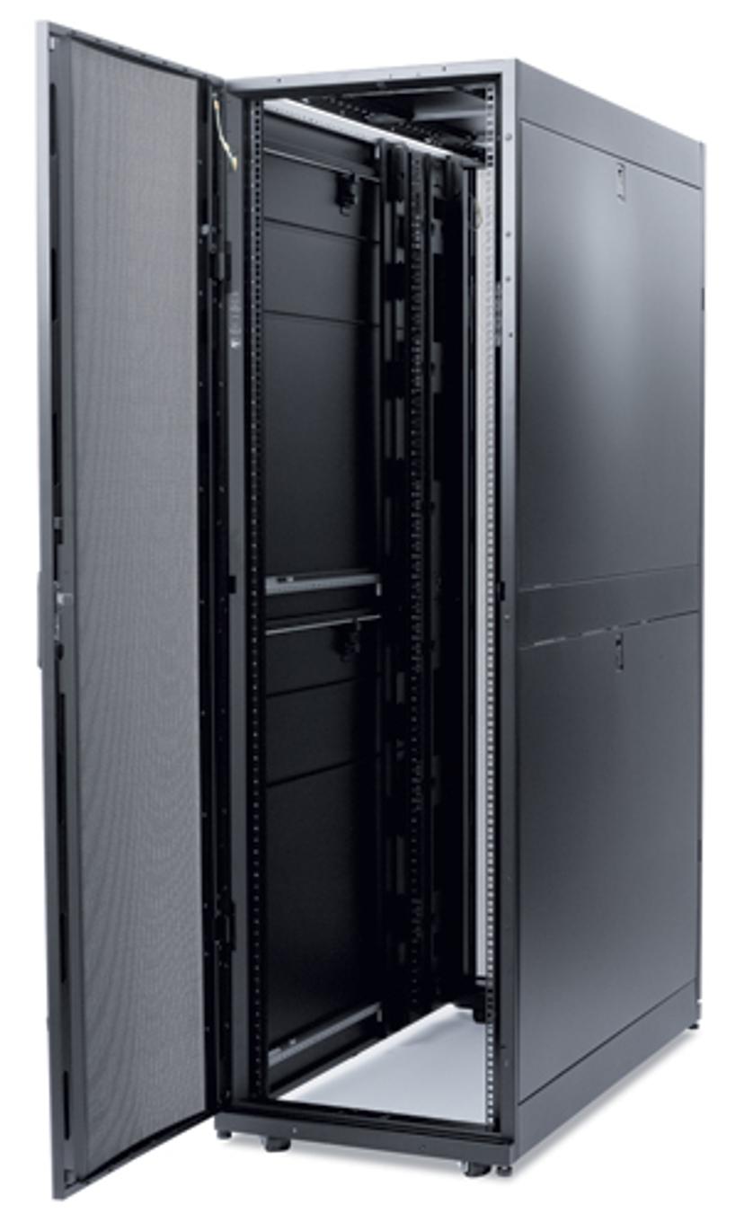 APC NetShelter SX 48U 600mm(b) x 1200mm(d) 19" IT rack, behuizing met zijpanelen, zwart