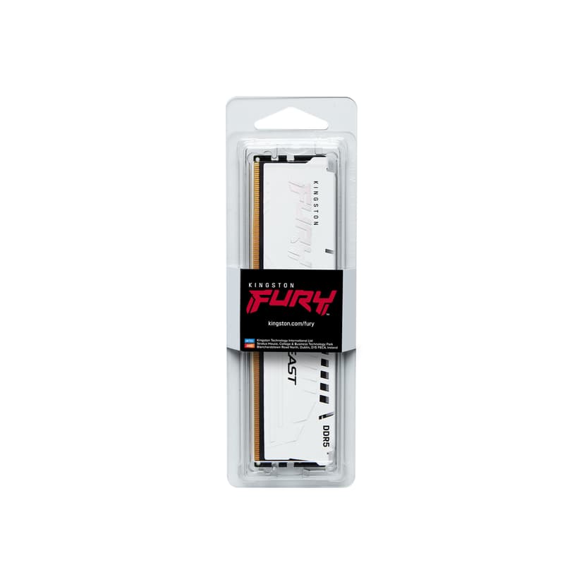 Kingston FURY Beast XMP/EXPO White 32GB 6000MT/s DDR5 288-pin DIMM