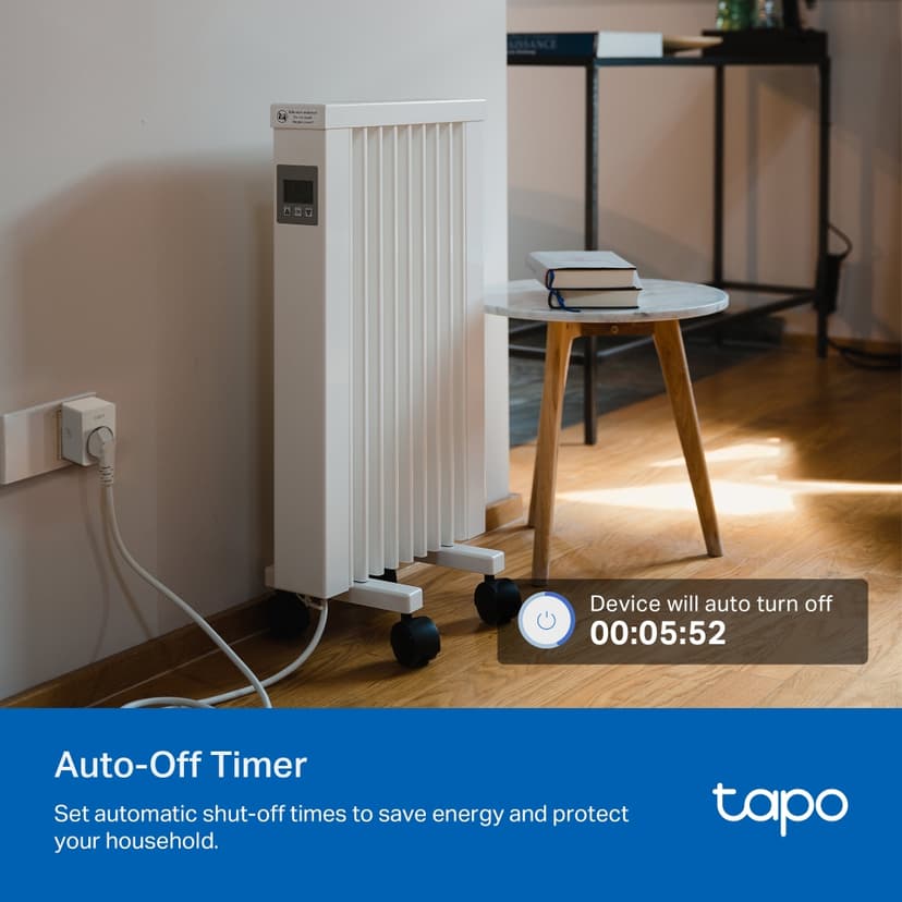 TP-Link Tapo P110 Smarta pluggar 3680 W Hem, Kontor Vit
