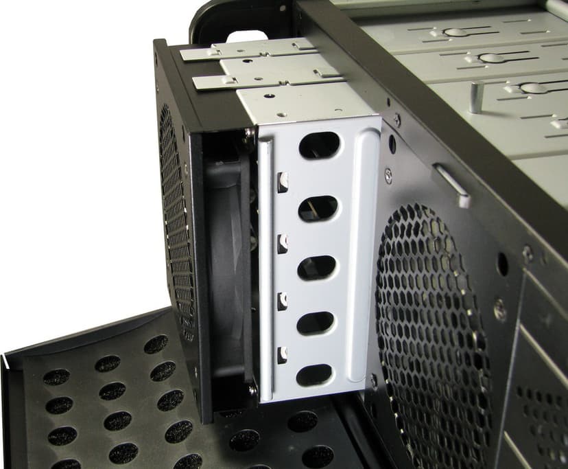 Inter-Tech 4U4129L 19" 4U Rack Metallisk, Silver