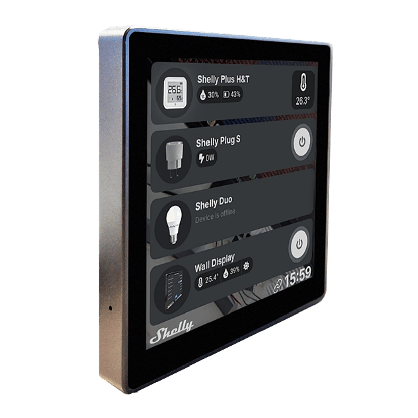 Shelly Wall Display Touch Panel 4"