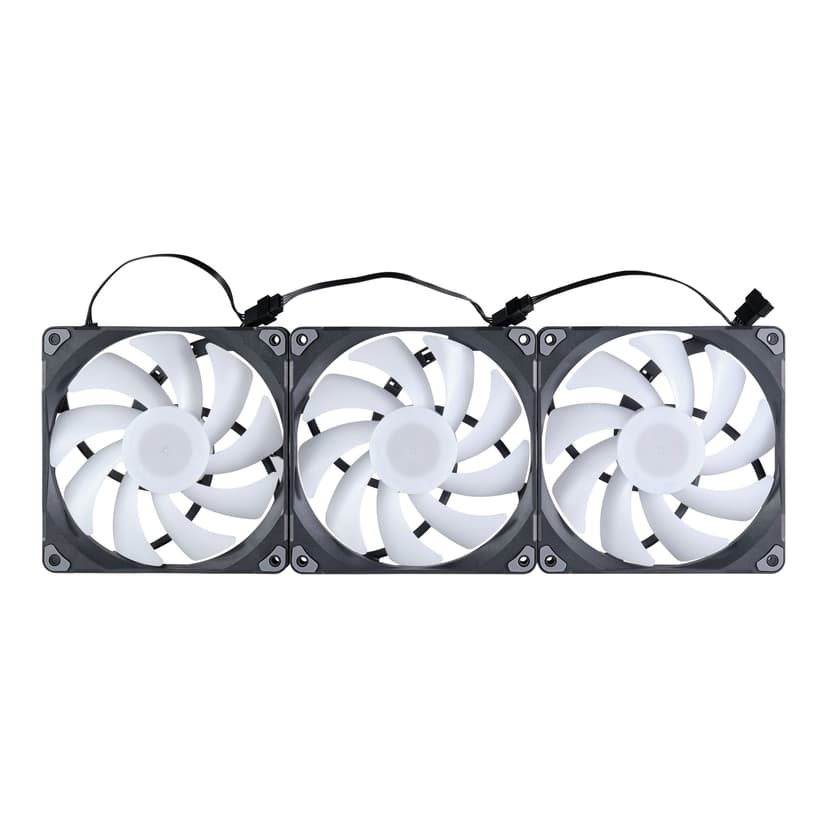 Phanteks M25 140MM PWM DRGB 3-P Vifte Svart