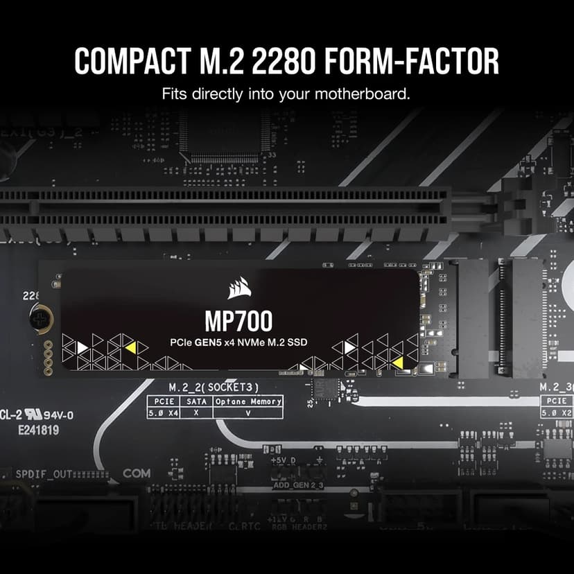 Corsair Force MP700 2TB SSD M.2 PCIe 5.0