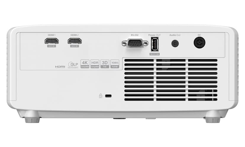 Optoma ZH400 4000 ANSI-lumen DLP 1080p (1920x1080) 3D kompatibilitet Vit