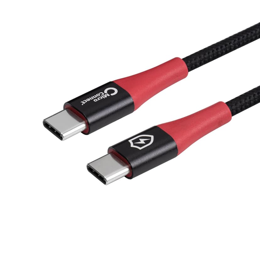 Microconnect USB-C Till USB-C Data Blocker Kabel 1.5m 1.5m USB C USB C Svart