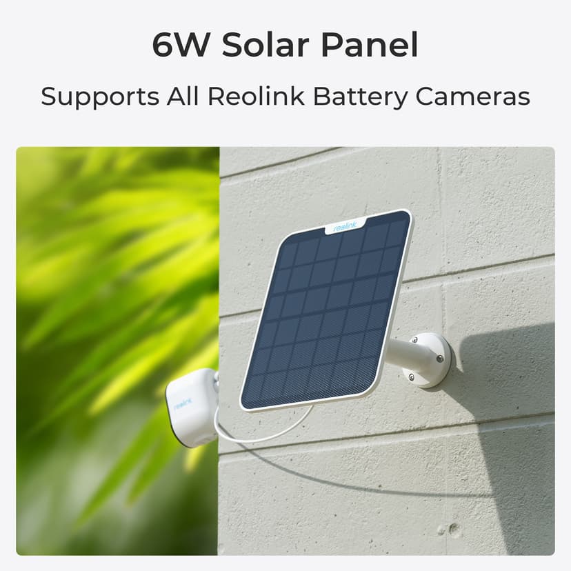 Reolink Solcellepanel 2 (6W) Hvit