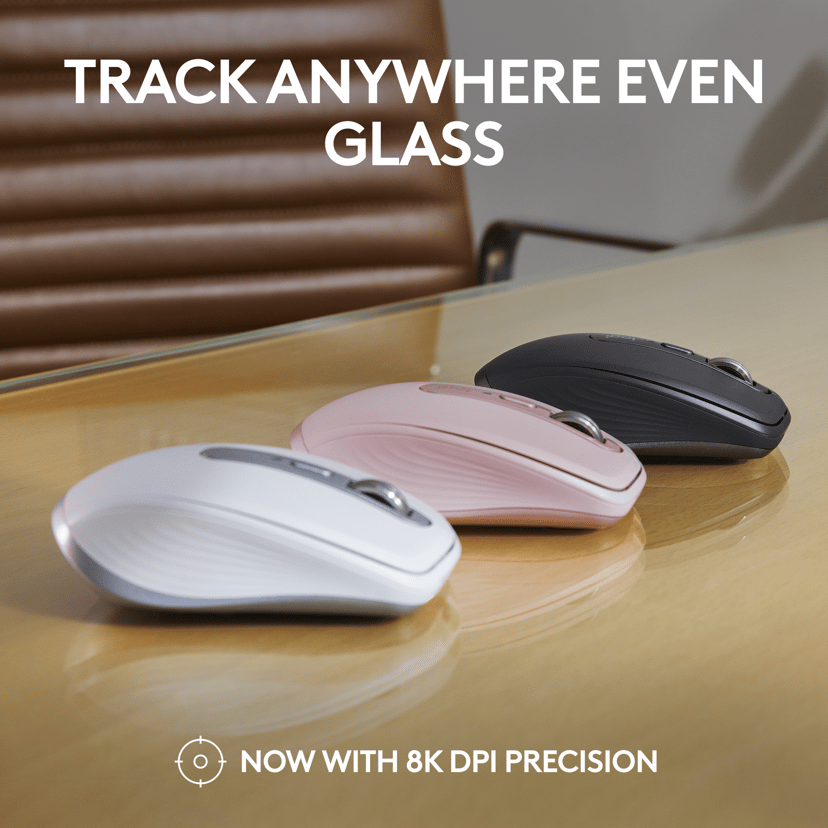 Logitech MX Anywhere 3S Trådlös RF + Bluetooth