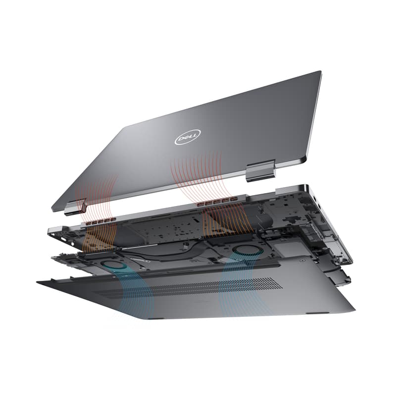 Dell Latitude 9440 2-in-1 Intel® Core™ i7 i7-1365U Hybridi (2-in-1) 35,6 cm (14") Kosketusnäyttö Quad HD+ 32 GB LPDDR5-SDRAM 512 GB SSD Wi-Fi 6E (802.11ax) Windows 11 Pro Harmaa Core i7 32GB 512GB 14"
