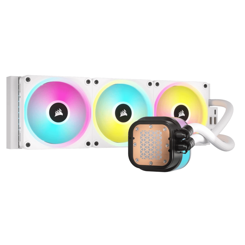 Corsair iCUE LINK H150i RGB White AiO væskekøler Hvid