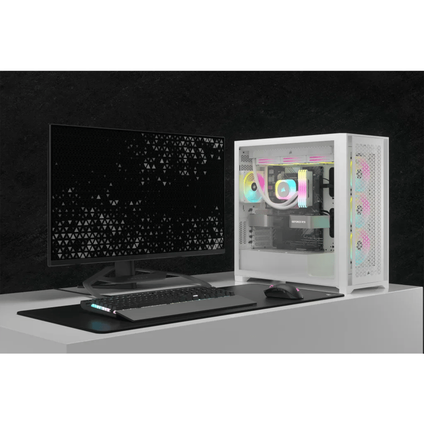 Corsair iCUE LINK H150i RGB White AiO væskekøler Hvid