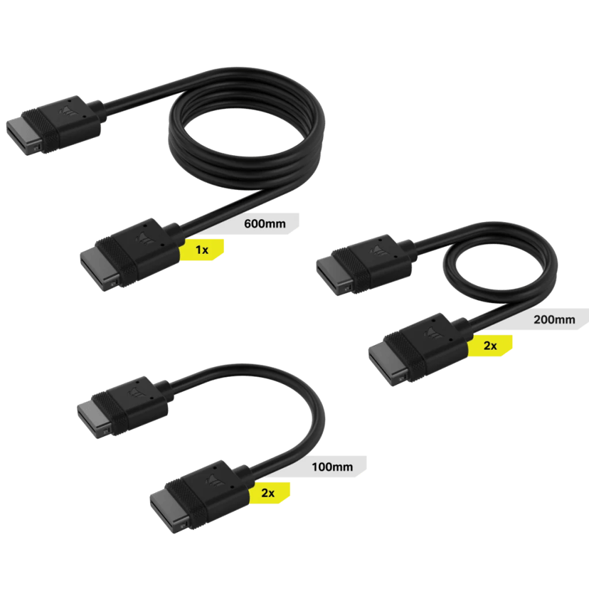 Corsair iCUE LINK Cable Kit Straight Connectors