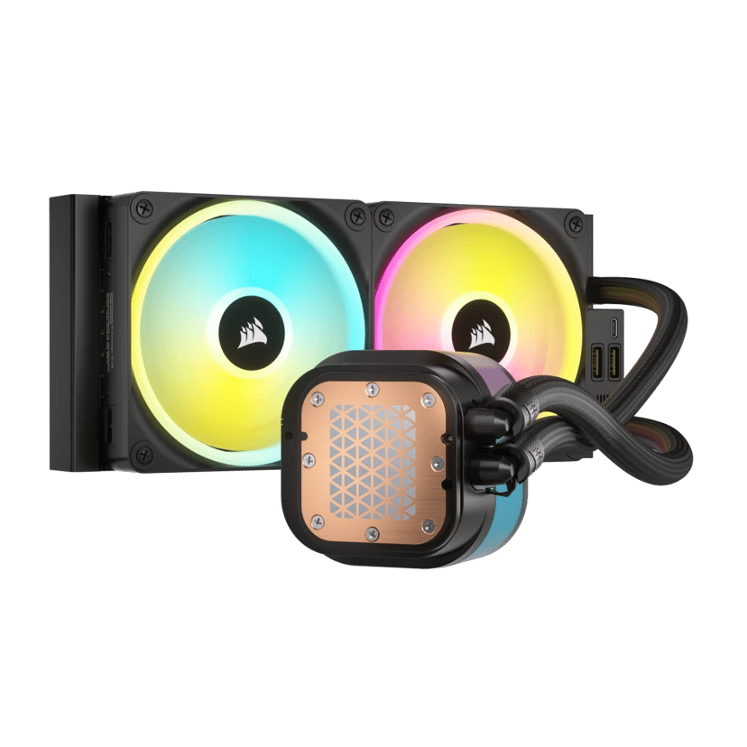 Corsair iCUE LINK H100i RGB Black AIO vloeistofkoeler Zwart