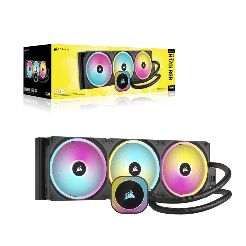 Corsair iCUE LINK H170i RGB Black AiO -nesteenjäähdytin Musta