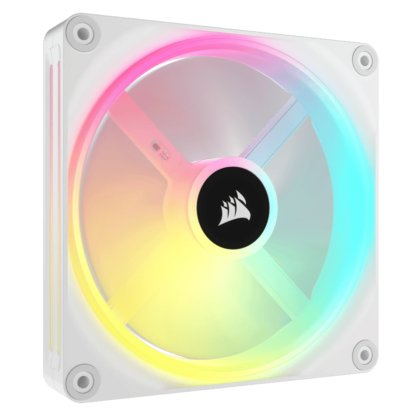 Corsair ICUE Link QX140 140MM MAG Dome RGB EXP KIT Vifte Hvit