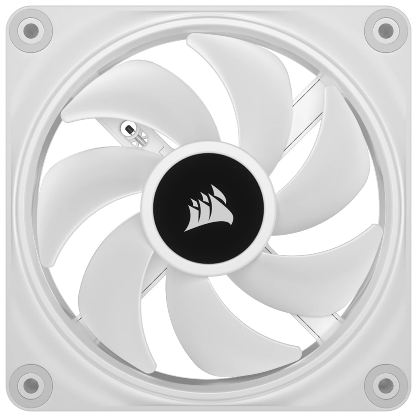 Corsair ICUE Link QX120 120MM MAG Dome RGB STRT KIT Fläkt Vit