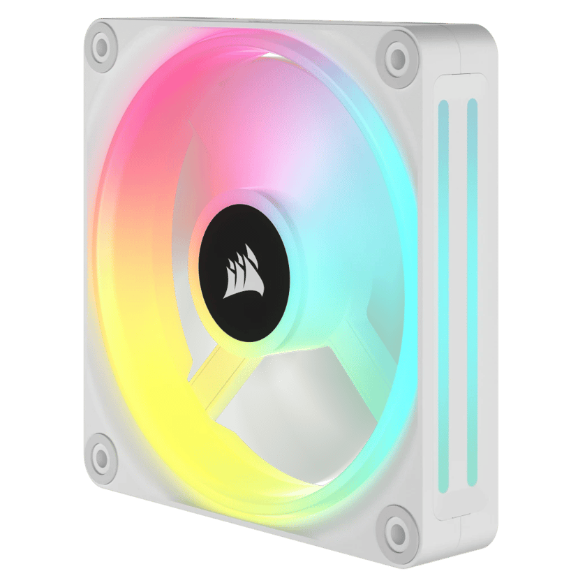 Corsair ICUE Link QX120 120MM MAG Dome RGB STRT KIT Fläkt Vit
