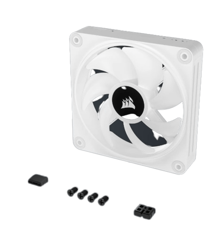 Corsair ICUE Link QX120 120MM MAG Dome RGB STRT KIT Fläkt Vit