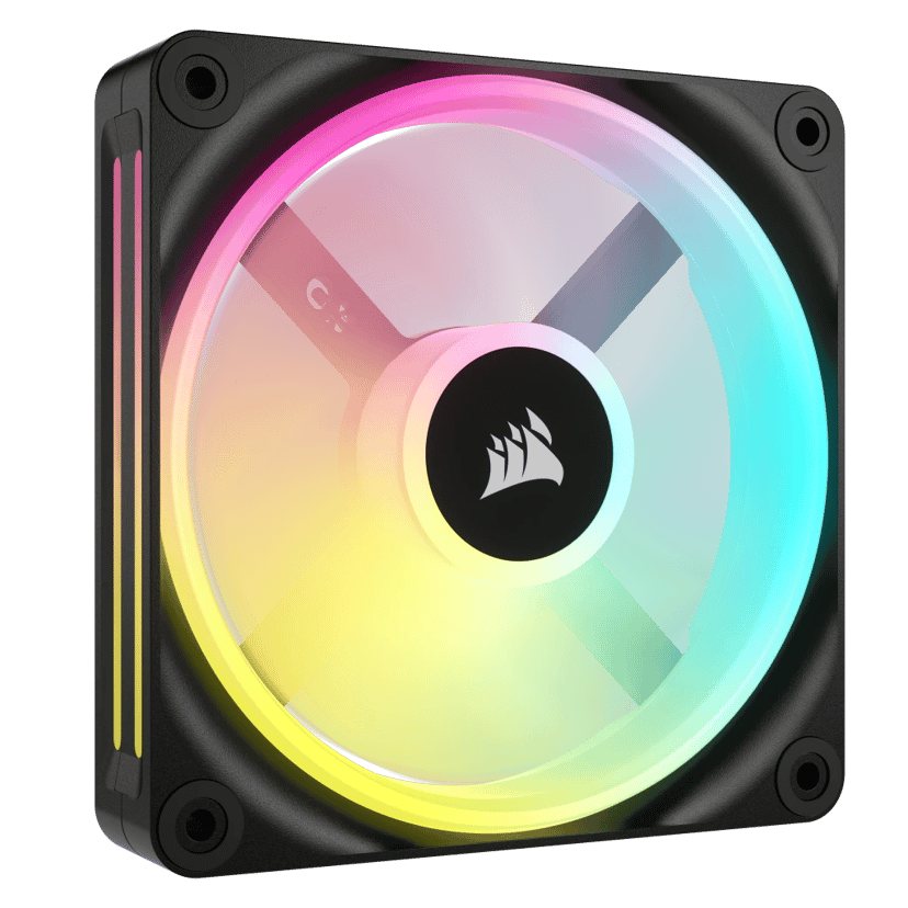 Corsair ICUE Link QX120 120MM MAG Dome RGB EXP KIT Vifte Hvit, Svart