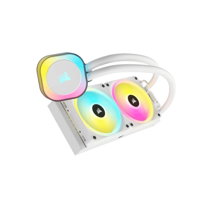 Corsair iCUE LINK H100i RGB White AIO vloeistofkoeler Wit