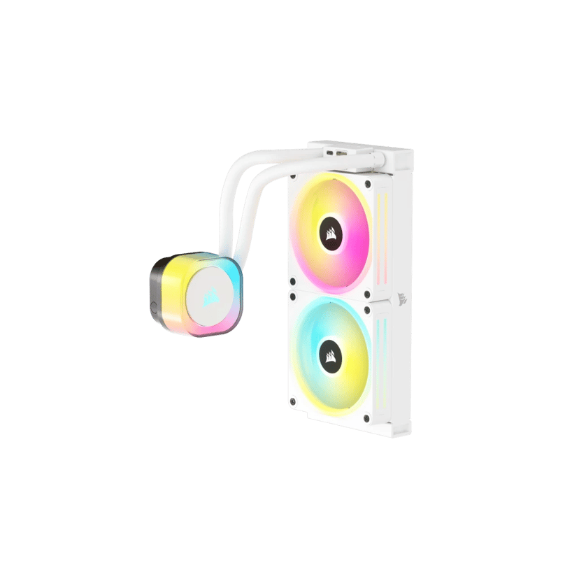 Corsair iCUE LINK H100i RGB White AIO vloeistofkoeler Wit