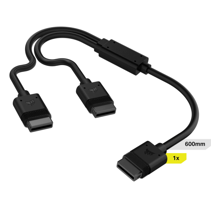 Corsair iCUE LINK Y-Cable 1x 600mm Straight Connectors