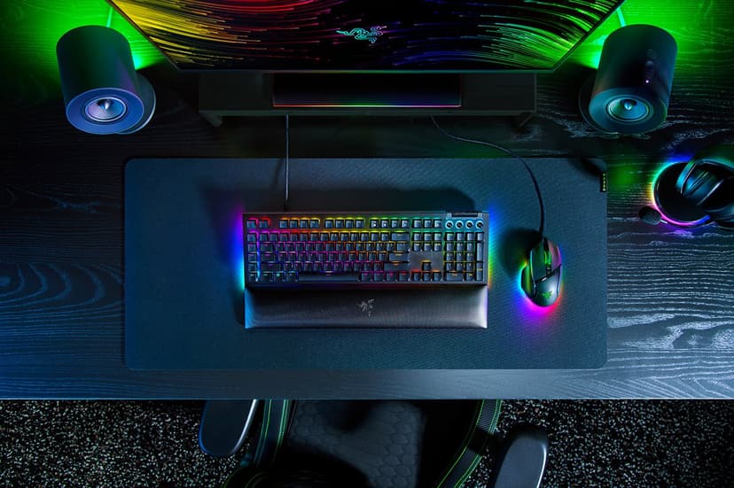 Razer Blackwidow V4 Keyboard Green Switch Razer Green Nordic