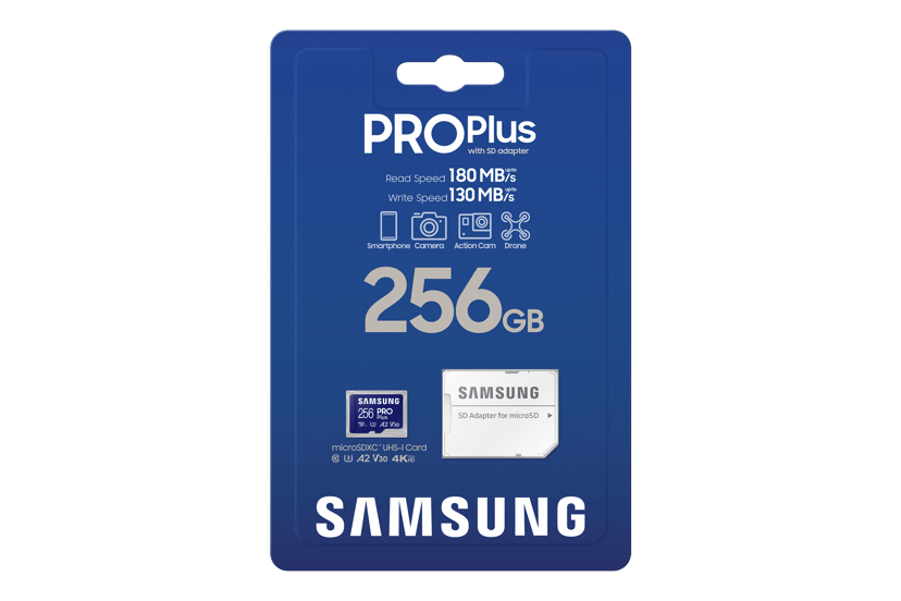 Samsung Pro Plus 256GB MicroSD UHS-I