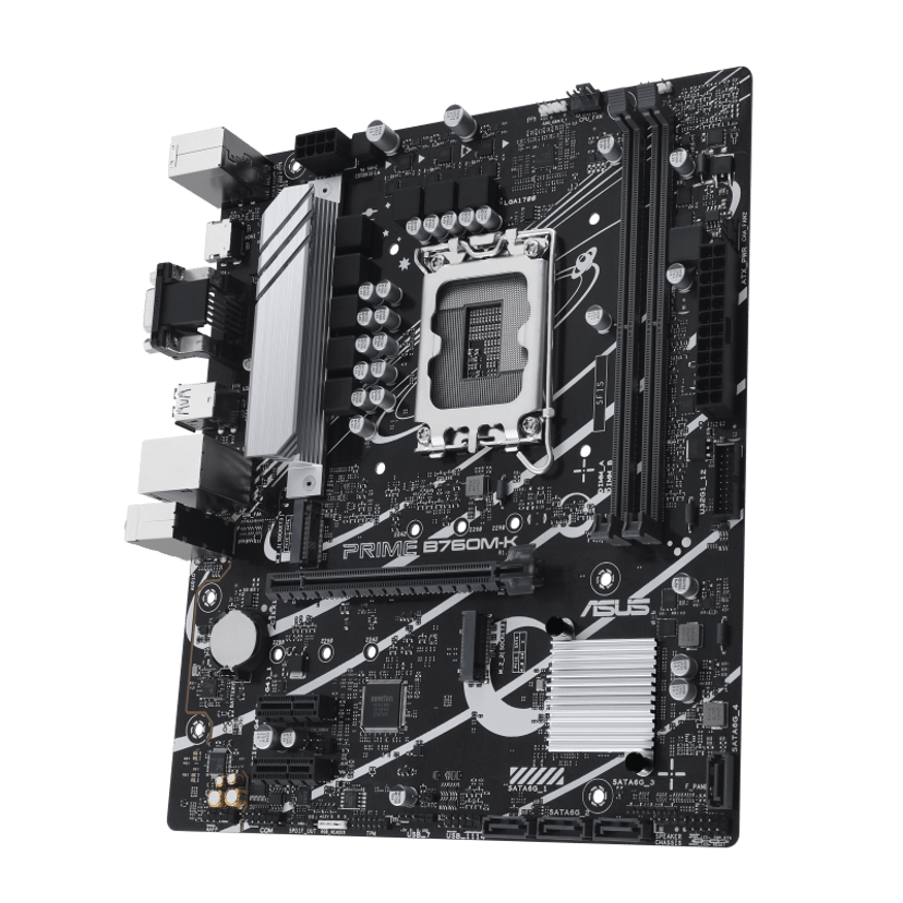 ASUS PRIME B760M-K Intel B760 LGA 1700 micro ATX LGA 1700 micro ATX Moderkort