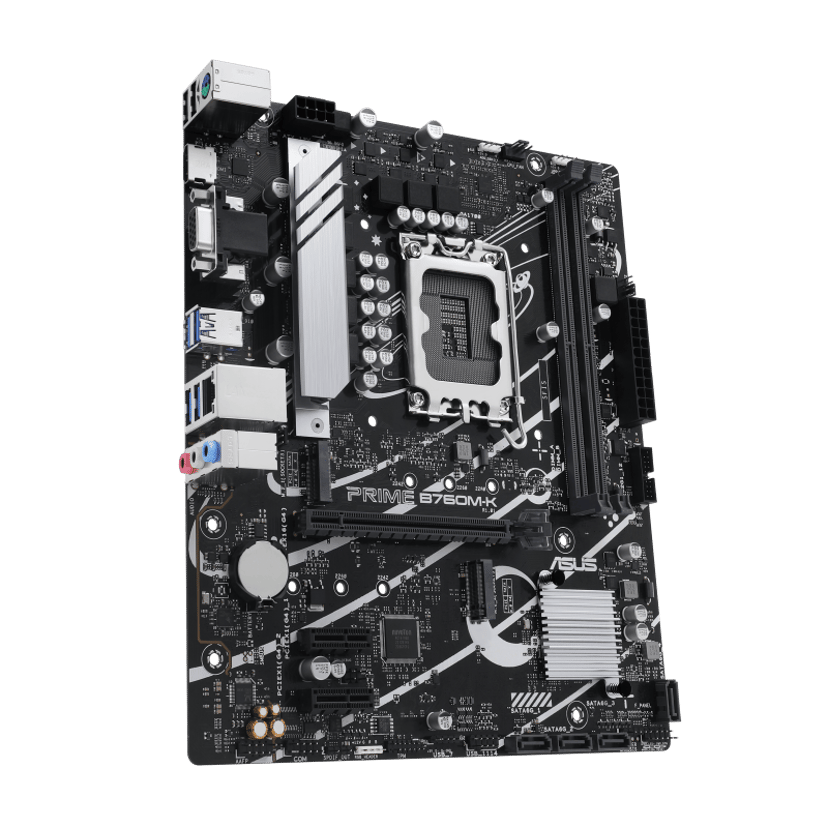 ASUS PRIME B760M-K Intel B760 LGA 1700 micro ATX LGA 1700 micro ATX Moderkort