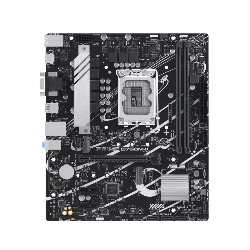 ASUS PRIME B760M-K Intel B760 LGA 1700 micro ATX LGA 1700 micro ATX Moderkort