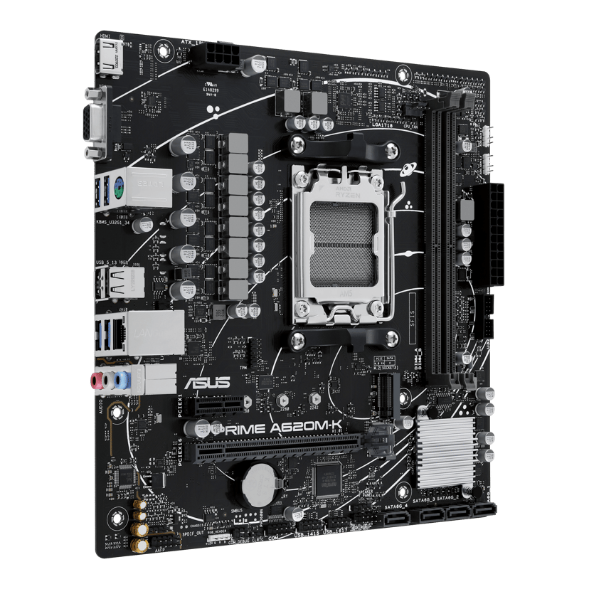 ASUS Prime A620m-k Socket AM5 micro ATX Moederbord